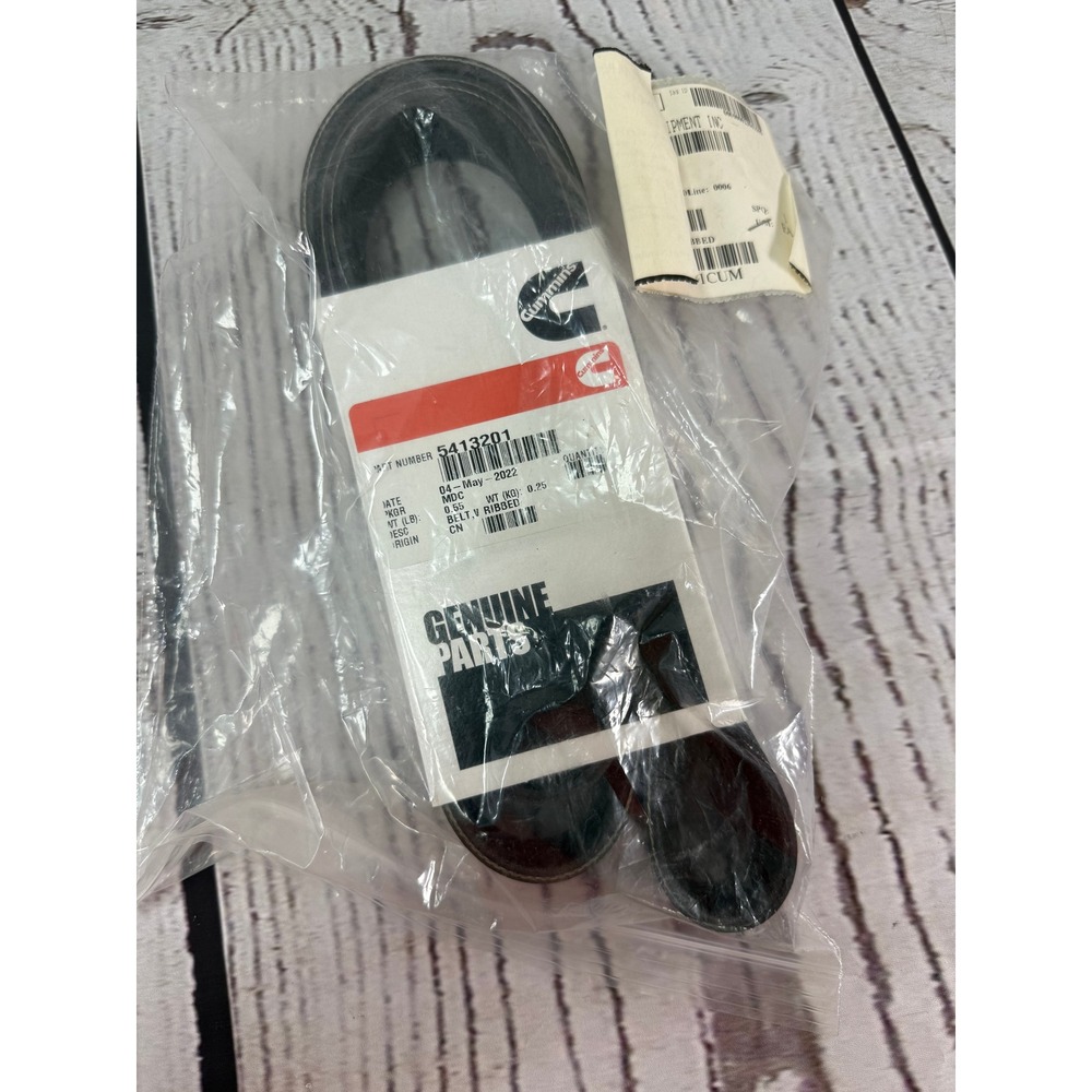 Genuine Cummins 5413201 V-Ribbed Belt Engine Replacement Part New